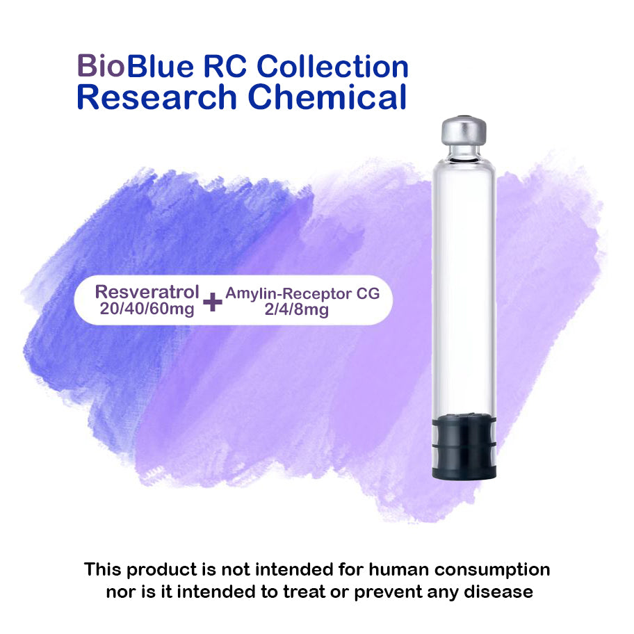 BioBlue (RC Collection) Resveratrol + Amylin-Receptor CG (20/40/60mg + 2/4/8mg) (Research Chemicals)